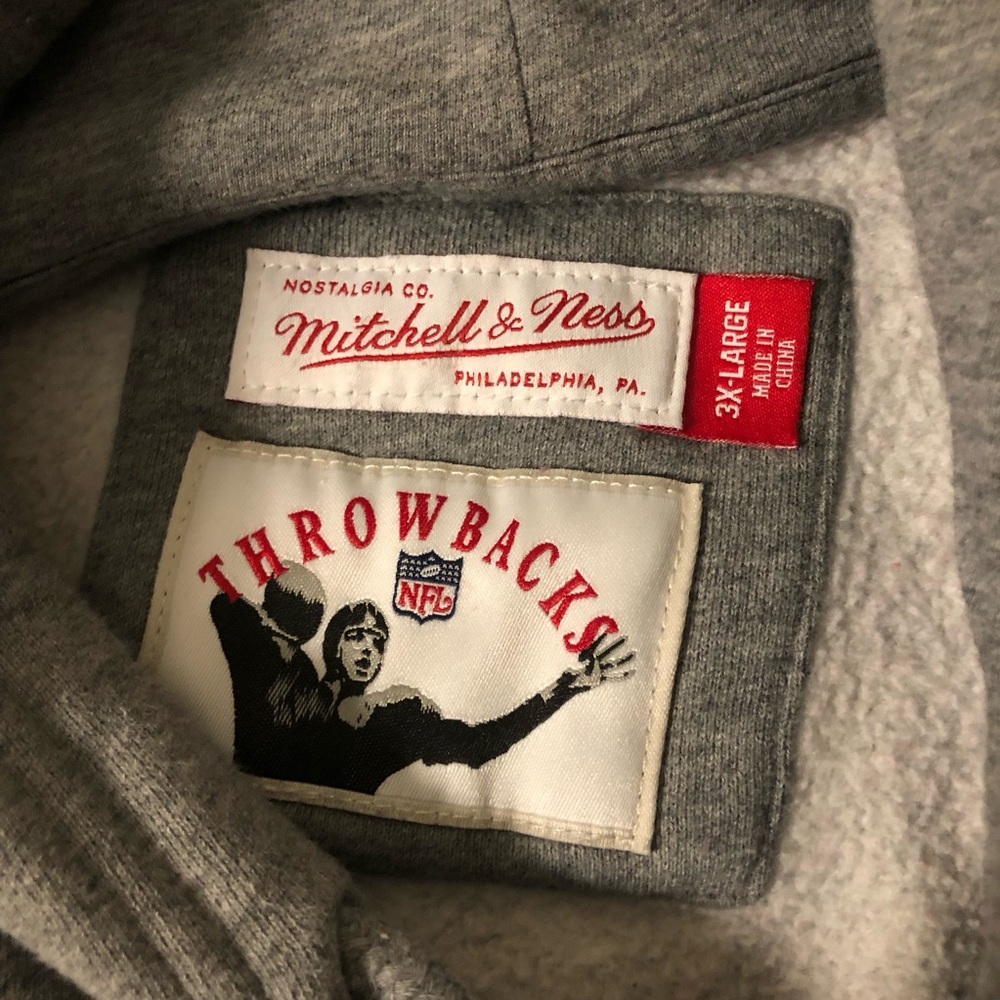 Mitchell & Ness Gray Throwbacks Jacket - image 4